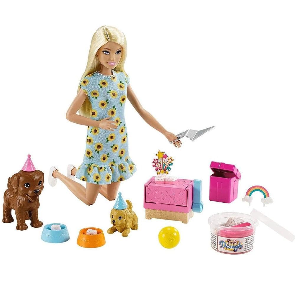 Barbie - Puppy Party - Blonde (GXV75)