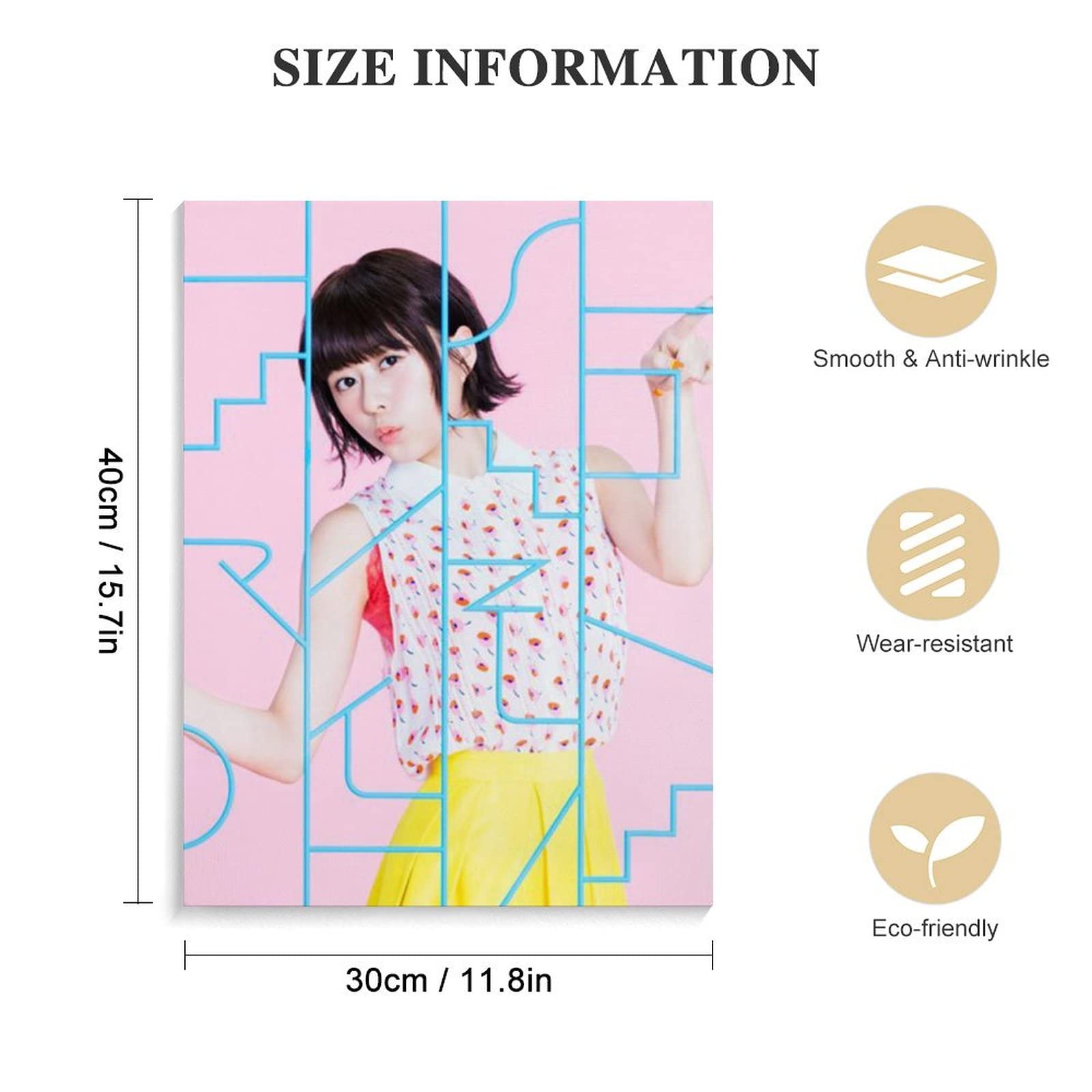 Amazon.co.jp: 水瀬 いのり 掛け絵 ポスター アートパネル 壁掛け 飾り