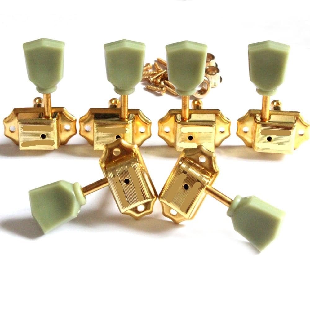 Gold 3+3 Accordatori for chitarra vintage Meccaniche for chitarra lp Chiavi for accordatura for chitarra elettrica