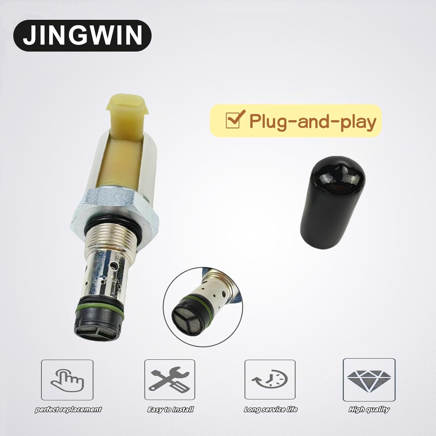 5C3Z9C968CA IPR Valve Injector Pressure Regulator and ICP Control Sensor 1845428C92 for 2003-2010 F0rd Super Duty F250 F350 F450 F550 E350 E450 Excursion 6.0L Powerstroke 5C3Z-9C968-CA,3C3Z9C968AA