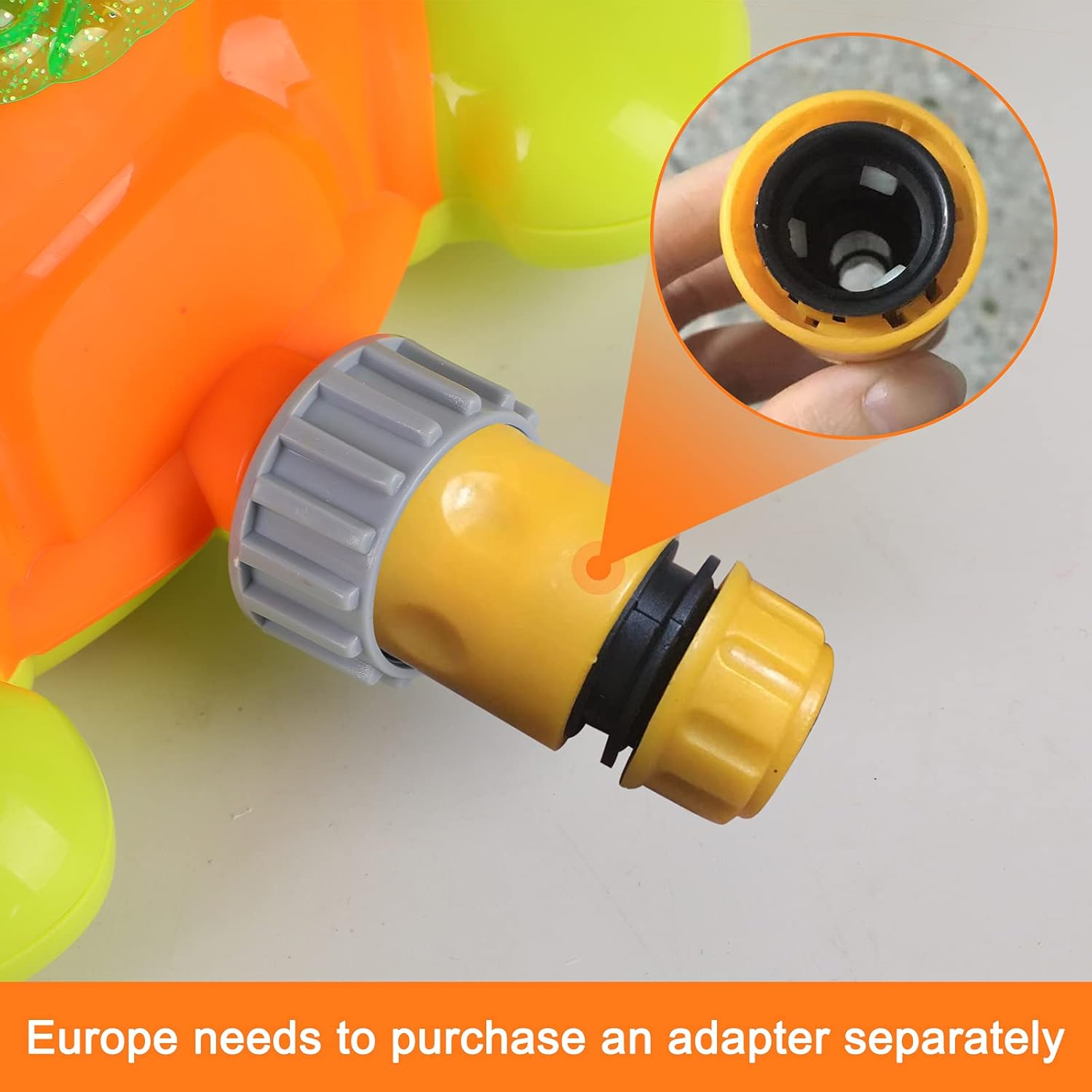 Souarts Sprinkler for Kids Sprinkler Toy with Wiggle Tubes Turtle Water