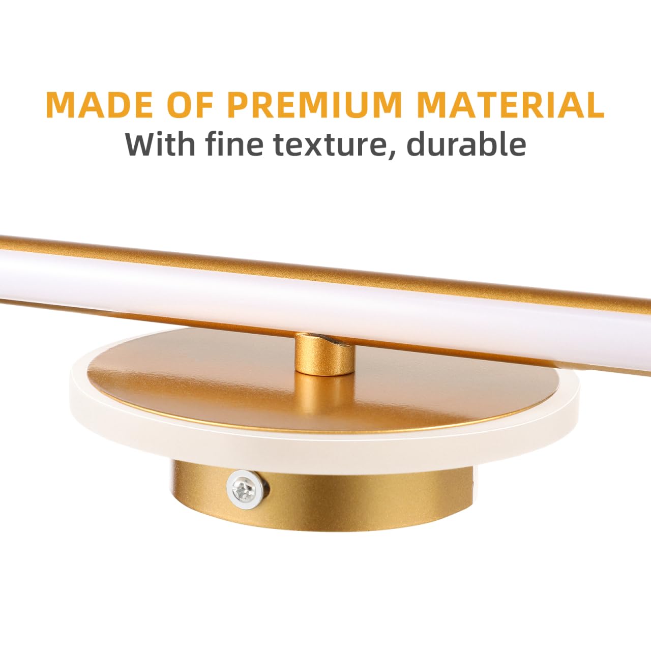 Baluue Lampada a Specchio Da Bagno Led 15.75 Pollici Luce Frontale Per Trucco Con Illuminazione Uniforme a Parete Design Moderno E Installazione Flessibile Per Casa E Bagno