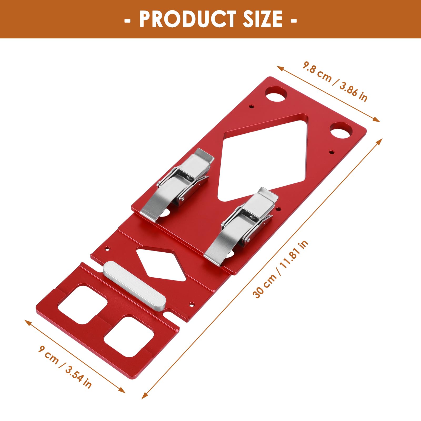 Butée d'angle pour rail de guidage, butée d'angle à 90 ° en alliage d'aluminium usiné CNC, pour Festool, Makita, Powertec & WEN - Coupe d'angle précise avec guide pour projets en bois et bricolage