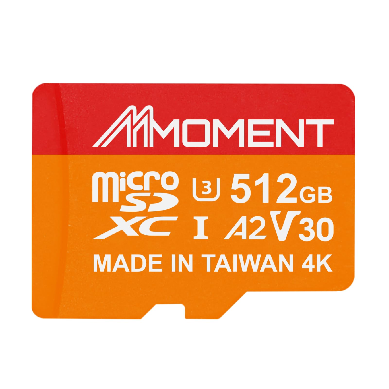 MMOMENT Tarjeta Micro SD de 512 GB, MM23 microSDXC, A2 U3 V30, 160 MB/s, UHS-I | Para video 4K, cámaras de acción y drones, hasta 160 MB/s de lectura y 120 MB/s de escritura, adaptador SD incluido