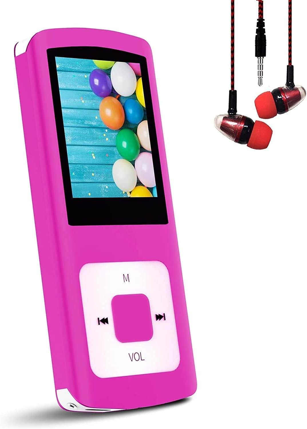 MP3 Player, Frehovy Music Player with 16GB Memory SD Card with Photo/Video Play/FM