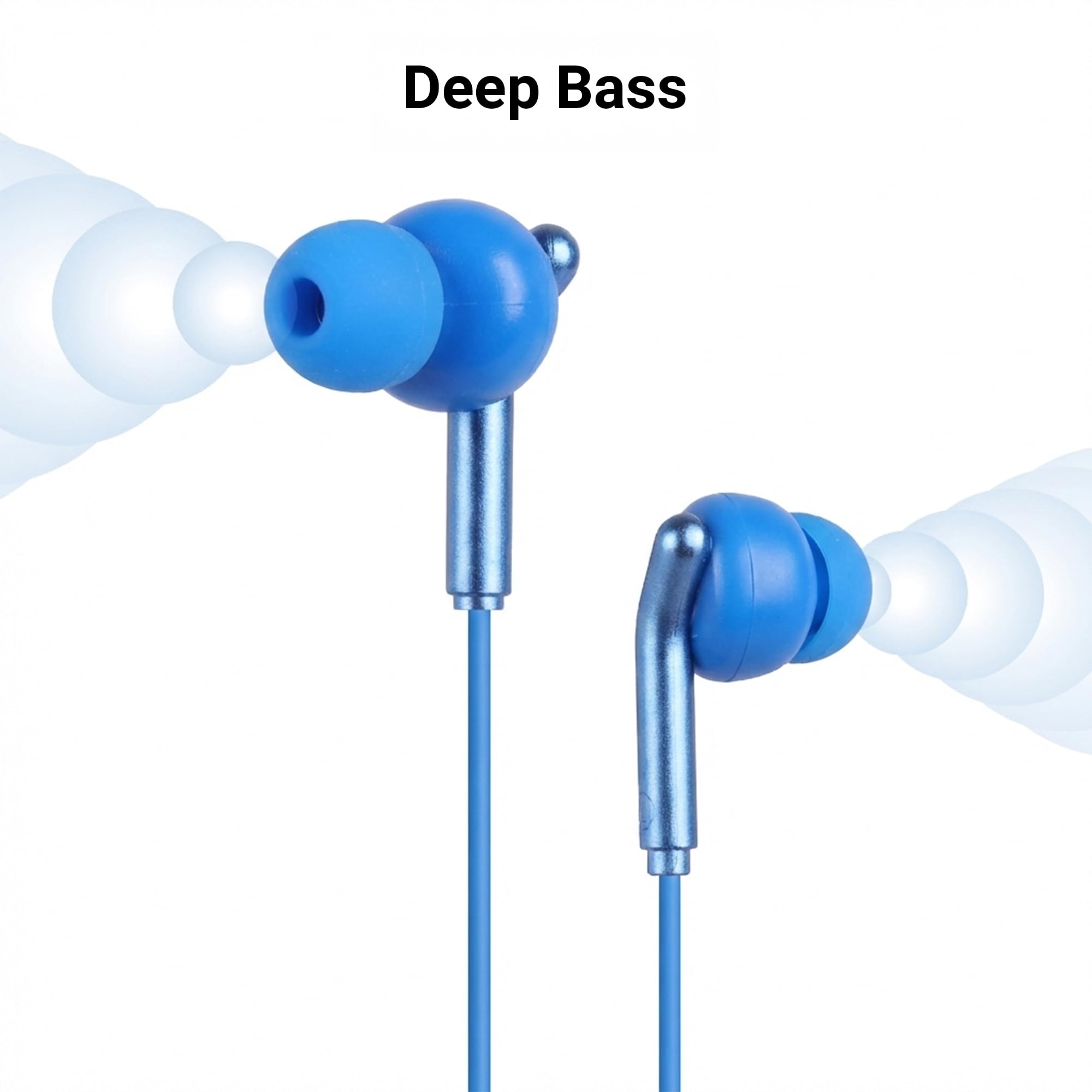 Zebronics Type-C Wired Earphones, in-Line MIC, Deep Bass, 1.2m Cable, 10mm Neodymium Driver, Light Weight, in-Ear Design, Compatible with Mobile, Tablet, Laptop (Bro C, Blue) — Amazon image 3