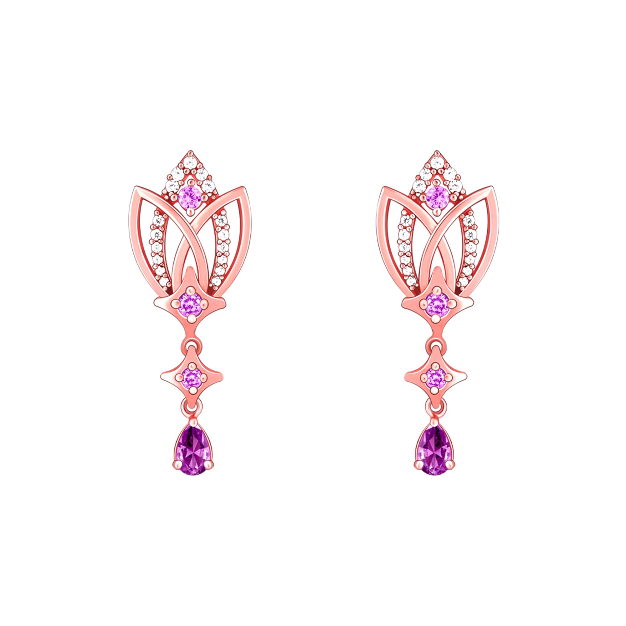 GIVA 925 Silver Rose Gold Heart of City Earrings | Drops to Gift Women & Girls | With Certificate of Authenticity and 925 Stamp | 6 Month Warranty* (B0BM6HQVBC) Amazon Price History, Amazon Price Tracker