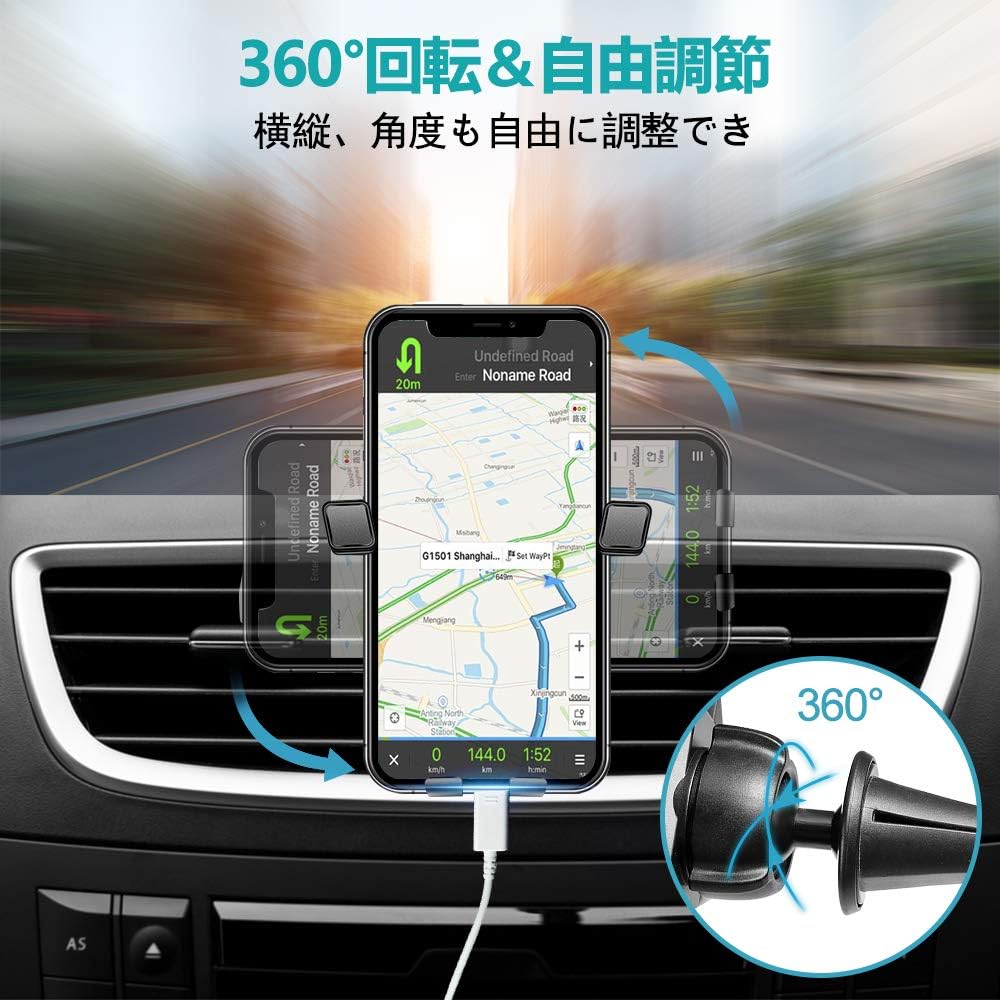 Amazon 最新進化版 Sunlam 車載ホルダー スマホホルダー 車 スマホスタンド 自動開閉 重力固定式 スマホ車載ホルダー エアコン 吹き出し口用 クリップ式 携帯ホルダー 車 超安定 取り付け簡単 片手操作 360度回転可能 安定性抜群 Iphone Samsung Sony Lg Huawei など Amazon 最新進化版 Sunlam 車載ホルダー スマホホルダー 車 スマホスタンド 自動開閉 重力固定式 スマホ車載ホルダー エアコン 吹き出し口用 クリップ式 携帯ホルダー 車 超安定 取り付け簡単 片手操作 360度回転可能 安定性抜群 Iphone Samsung Sony Lg Huawei など