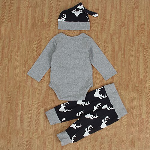 Pasgeboren Baby Boy Matching Outfits Big Brother Little Brother Herten Romper - Image 7