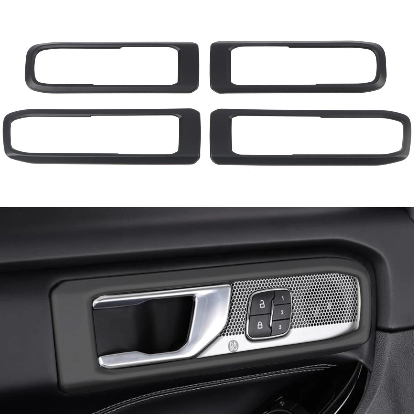 Hjkdsz One Color Inner Door Handle Inner Door Handle Car Decorative Cover For Ford For Explorer U625 2020-2023