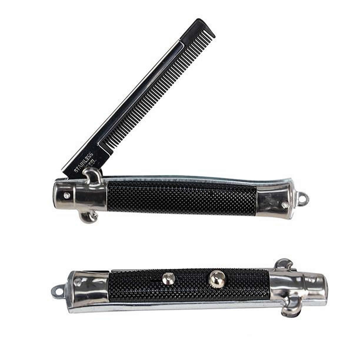 Forum Novelties 9' Stainless Steel Switchblade Comb