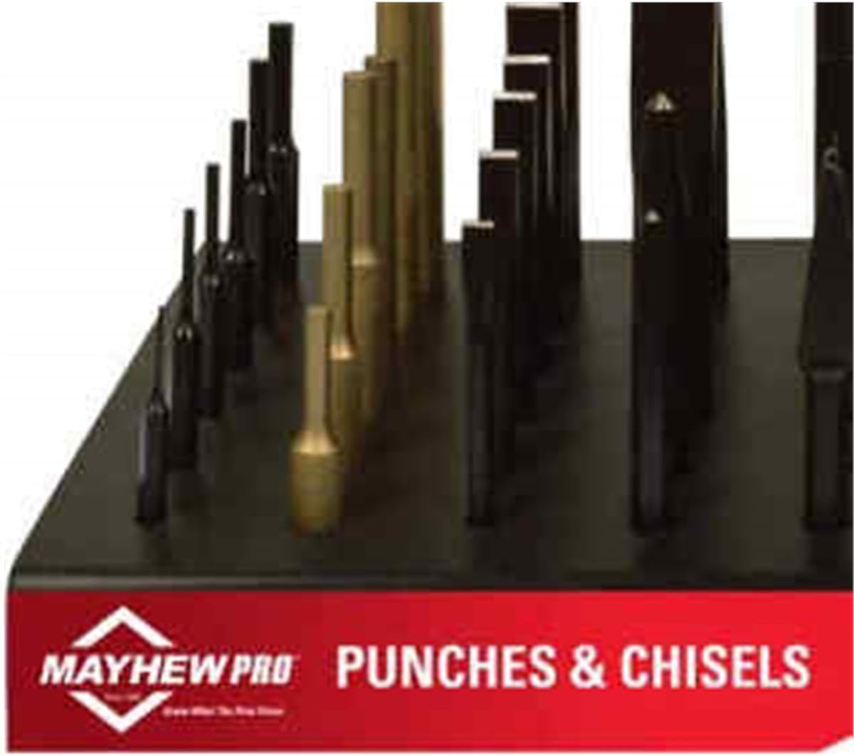 Mayhew Tools 57 PC Punch & Chisel Display