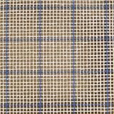 MCG Textiles 67554 Latch Hook Supplies Blue Lined 3 3/4 Mesh Graph N Latch Canvas 54x60