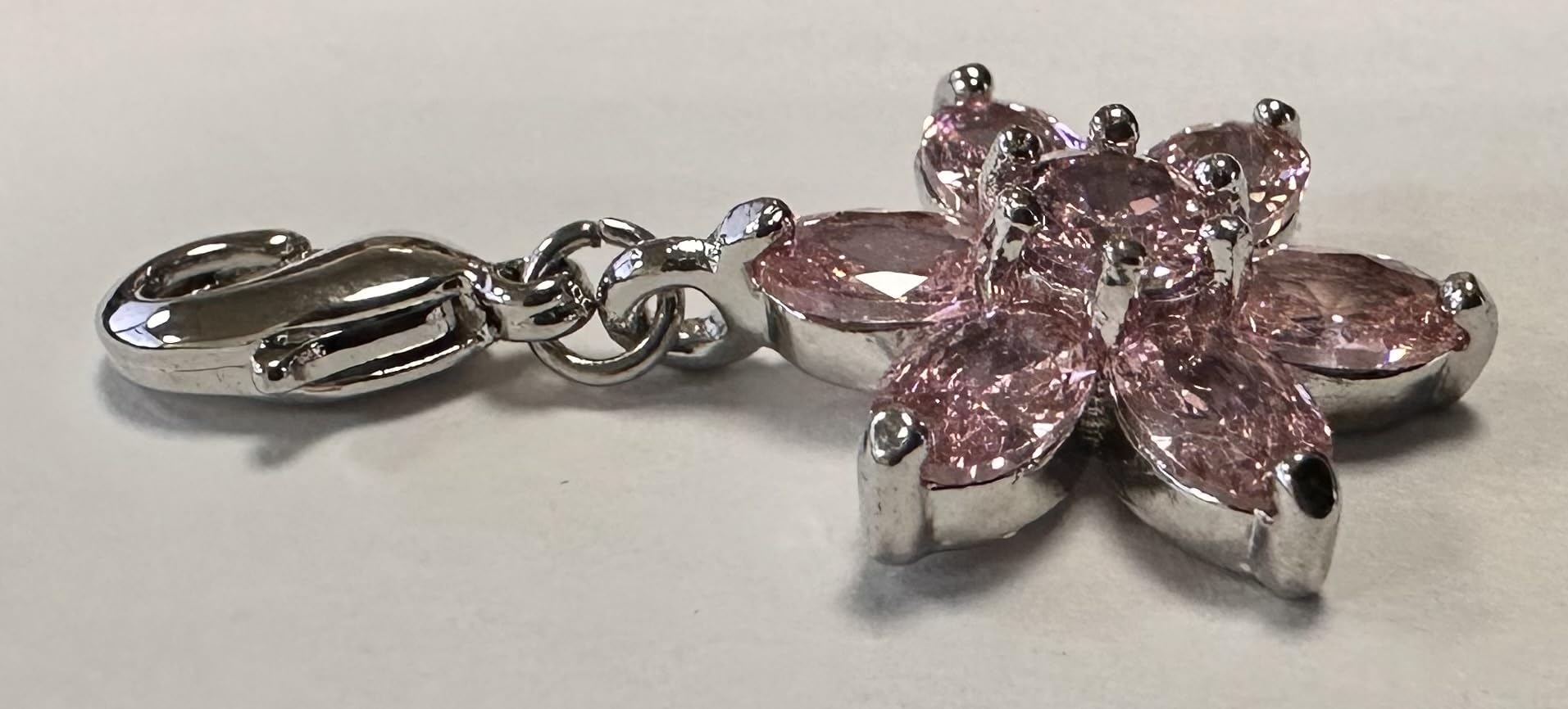 Quiges Charm Cierre Argent 925 Flores Cristal Piedras Nacimiento Pulseras
