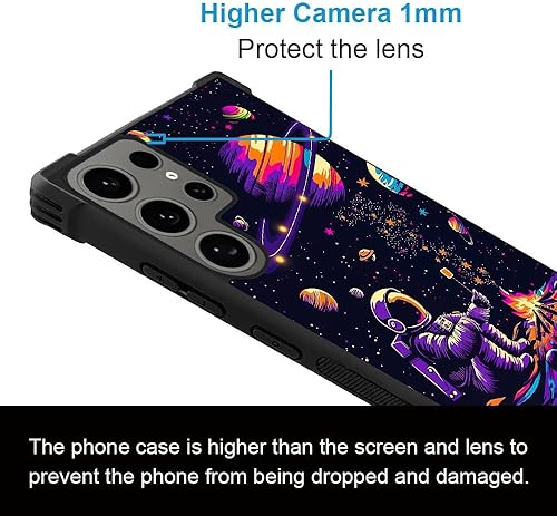 Miniatura 10 de CARLOCA Funda compatible con Samsung Galaxy S21 FE, funda de calavera de ciervo y camuflaje con bandera estadounidense para Galaxy S21 Fan Edition