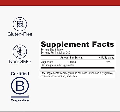 Miniatura 9 de Metagenics Mag Glycinate - Glicinato de magnesio - Suplemento de magnesio altamente absorbible  120 porciones