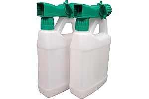 Multi-Use Lawn Hose-End Sprayer 32oz (Pack of 2) Empty Refillable Bottle