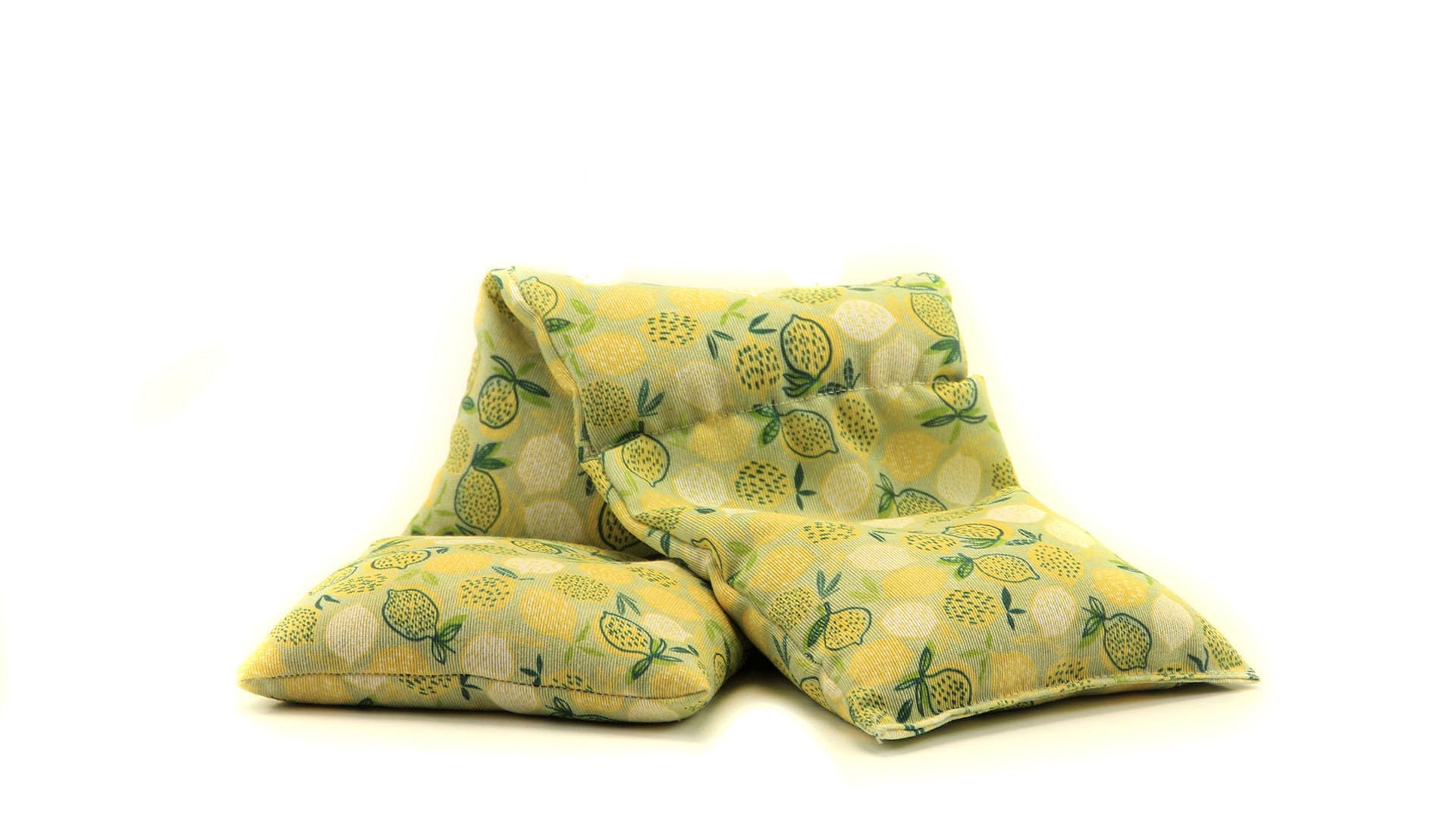 Saco Semillas Microondas | Bolsa Semillas Calor Microondas | Cojin Cervical Térmico Relleno de Semillas de mijo y Flores de Lavanda | Para calentar y calmar dolor muscular 48 x 13 cm y 850g