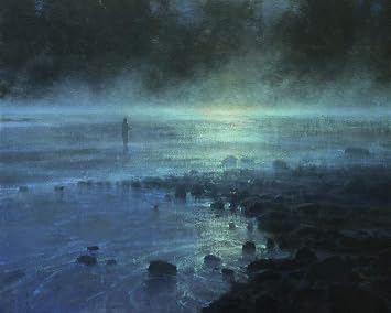 McGaw Graphics Blue Moon Rising by Brent Cotton, Art Print Poster, Paper Size 11" x 14" Image Size 8" x 10"3142