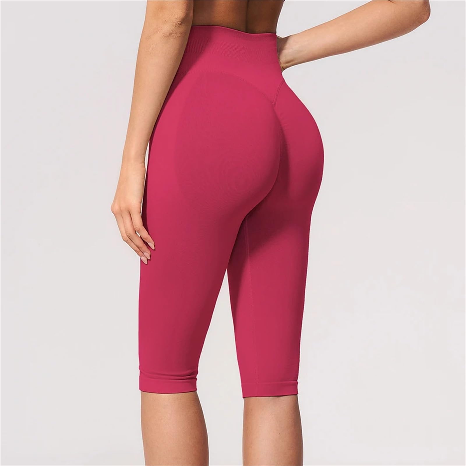 Mallas Piratas Mujer Pantalones Capri De Yoga Sin Costuras for Mujer