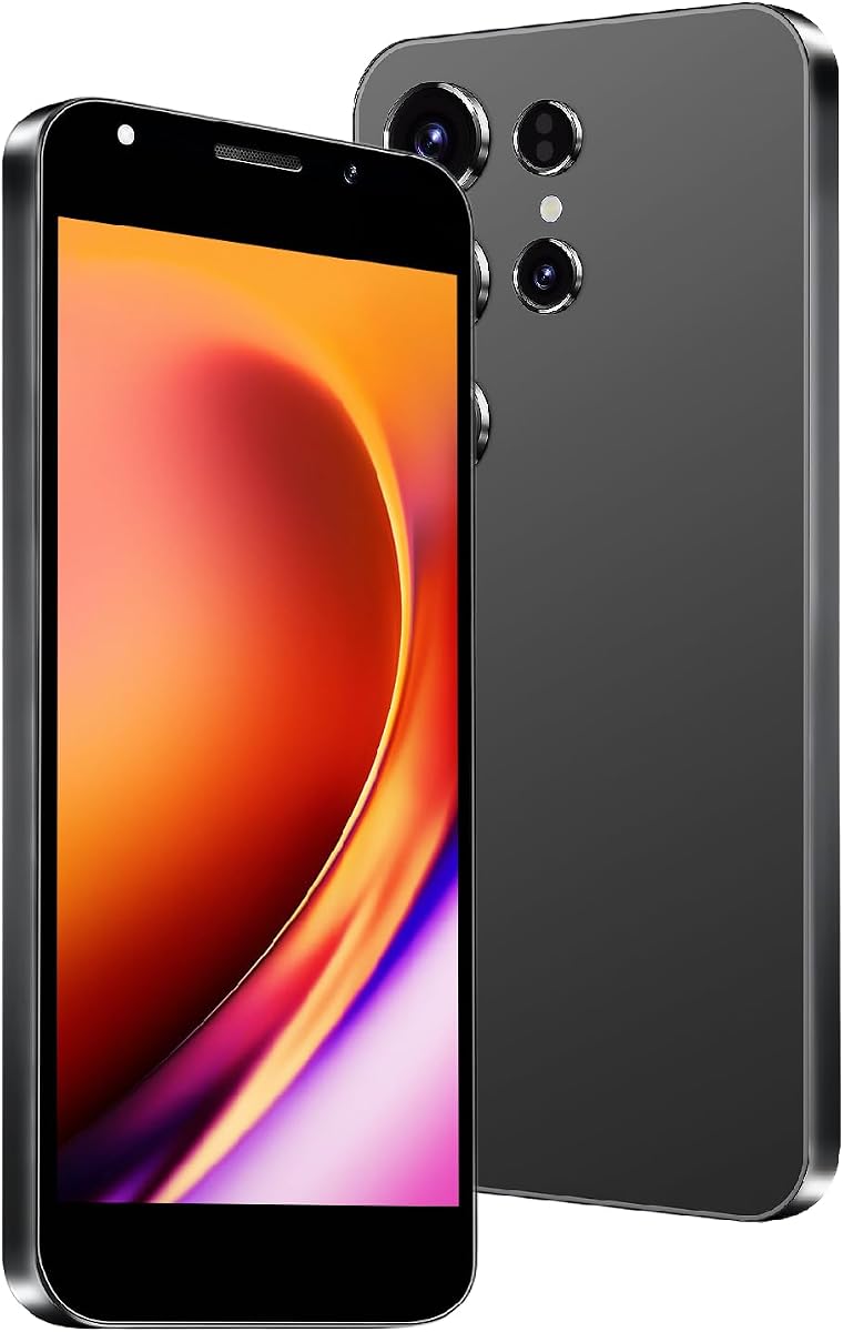 Unlockable Phone, Supports 4G Network, Android Phone, 5.0-inch Screen, 2GB RAM + 16GB ROM/TF 256GB, Dual SIM, Dual Camera, Suitable for Beginners (27black,)