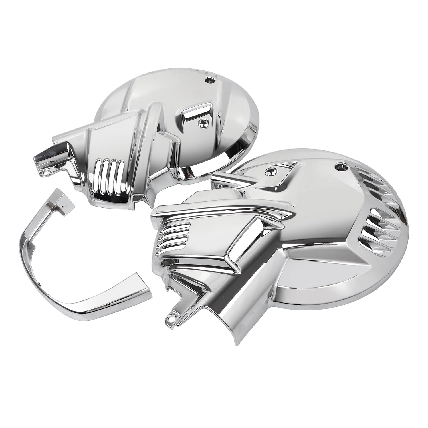 cromo sinistra e destra ABS plastica copertura del disco del rotore del freno anteriore per H-onda Goldwing 1500 GL1500SE GL1500 1988-2000