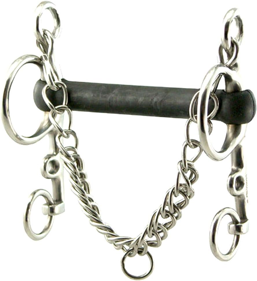 Coronet Flexible Rubber Mouth Pelham Bit