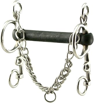 Coronet Flexible Rubber Mouth Pelham Bit