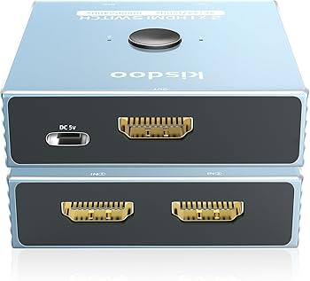 Amazon | Kisdoo HDMIスイッチャー 2ポート 2インチ 1出力 AB 双方向