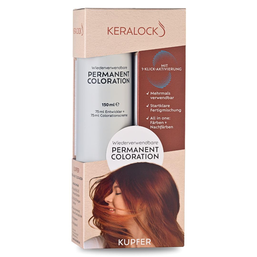 Sponsored Ad – KERALOCK® PERMANENT HAIR COLOR – COPPER No-Mix • Ready-to-Use • Salon-Quality Coverage