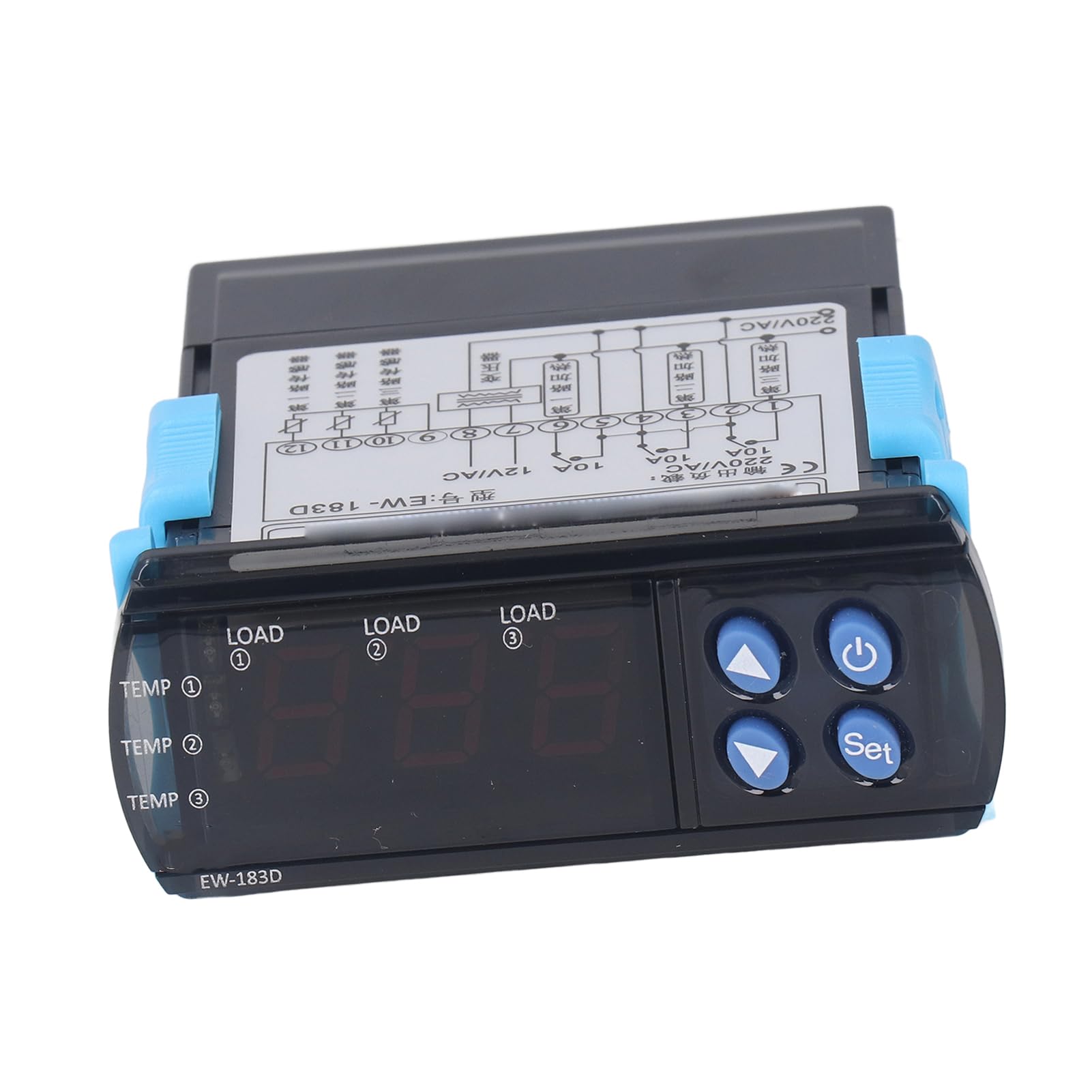 Kit Termostato con Relè Riscaldamento, Uscita 3 Vie AC220V,