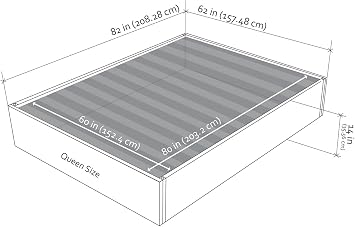 Vant Upholstered Platform Bed, Queen, Boucle Beige