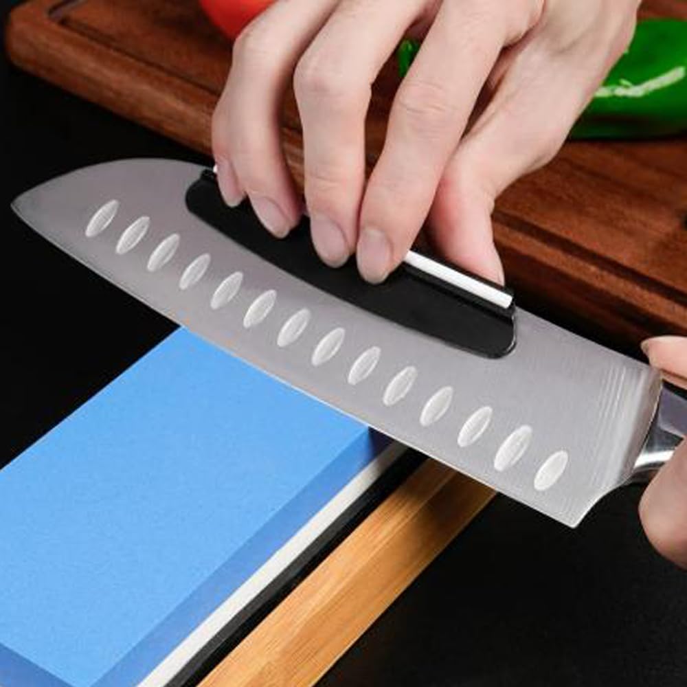 2PCS Knife Sharpening Aid Fixed Angle Grinding Clamp Guide Small Angle Grinding Aid Knife Clip Sharpener 10cm Long