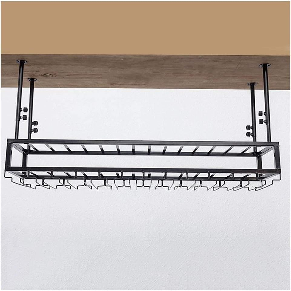 Creative Hanging Bottle Holder for Restaurants Upside Down Wine Bottle Rack Unique Glassware Decoration Stylish Bottle Display Stand Iron Drinkware