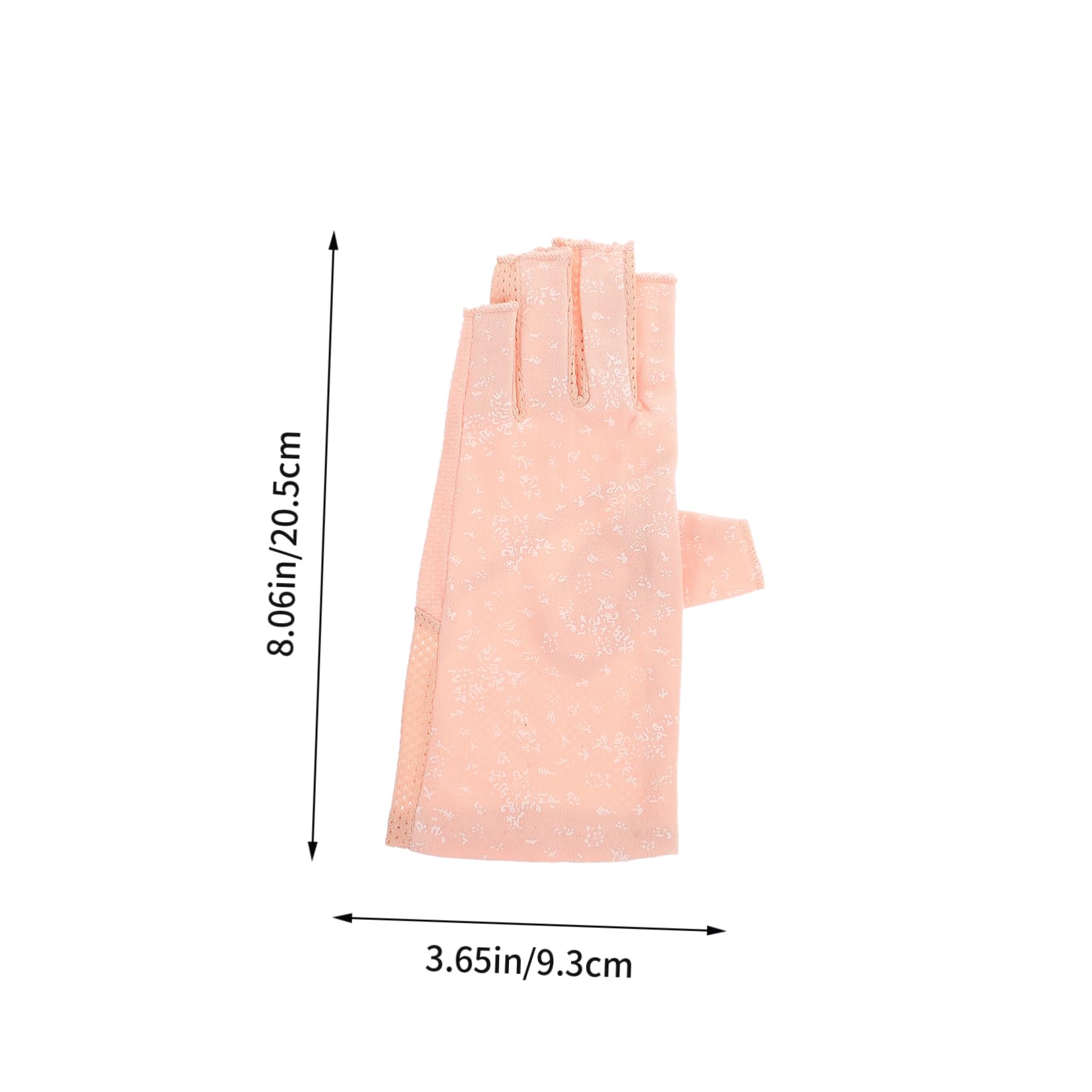 IWOWHERO Uv Protection Gloves Breathable Sweat Absorbent Comfortable High Elasticity Manicure Gloves for Women Salon Supply