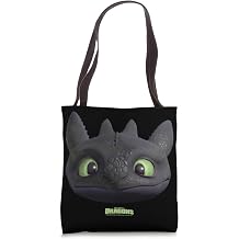 DreamWorks Dragons Toothless Night Fury Big Face Costume 3D Tote Bag