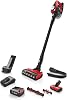 bosch unlimited gen2 proanimal series 8 bcs8224pet cordless vacuum cleaner bagless up to 65 min runtime with replaceable battery charging station quick charger pet hair brush roll red