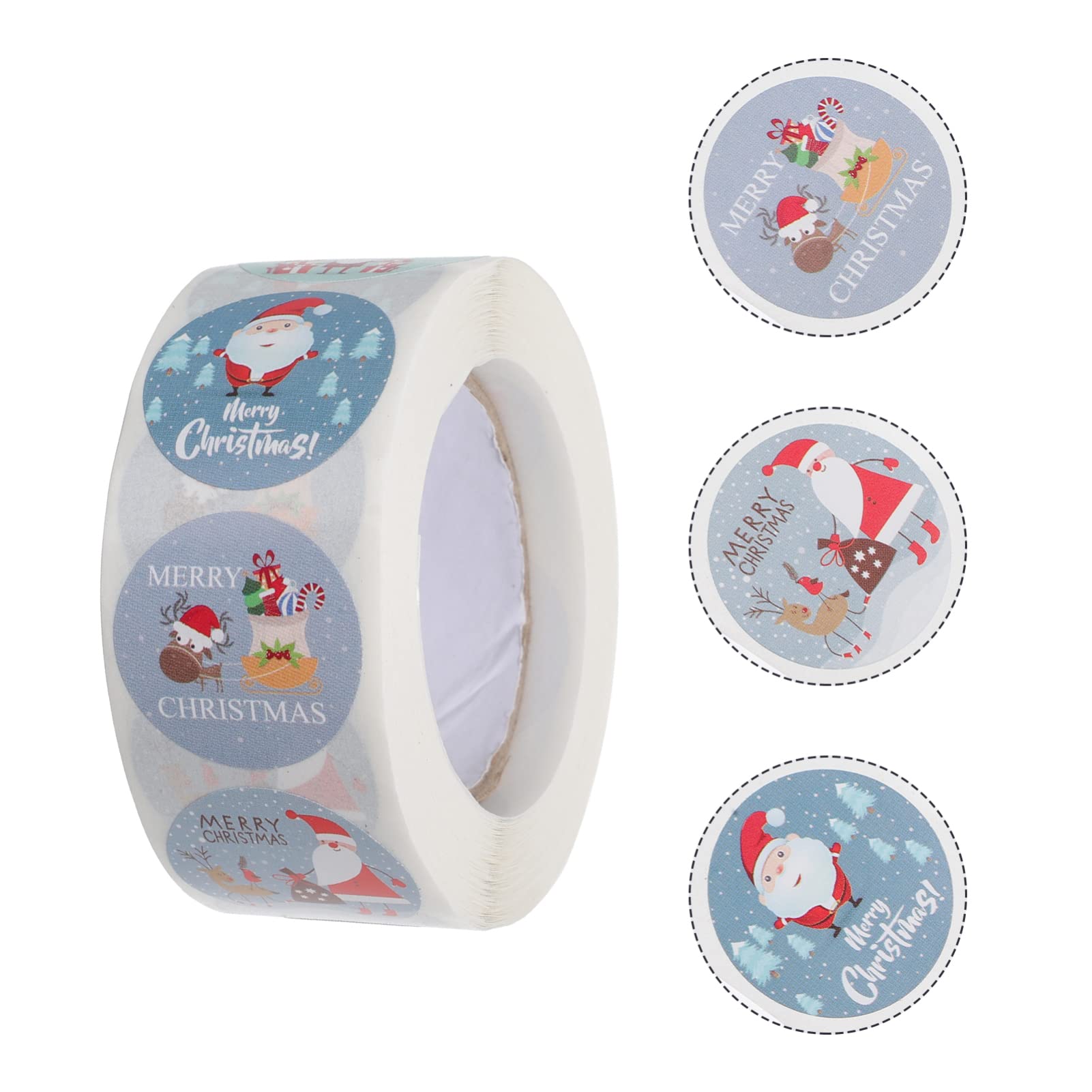 Ciieeo 6 Adesivi Natalizi Decorazioni Festive Per Buste Regali e Biglietti Di Auguri Etichette Di Natale Con Design Unico e Facile Applicazione Perfetti Per Feste Invernali