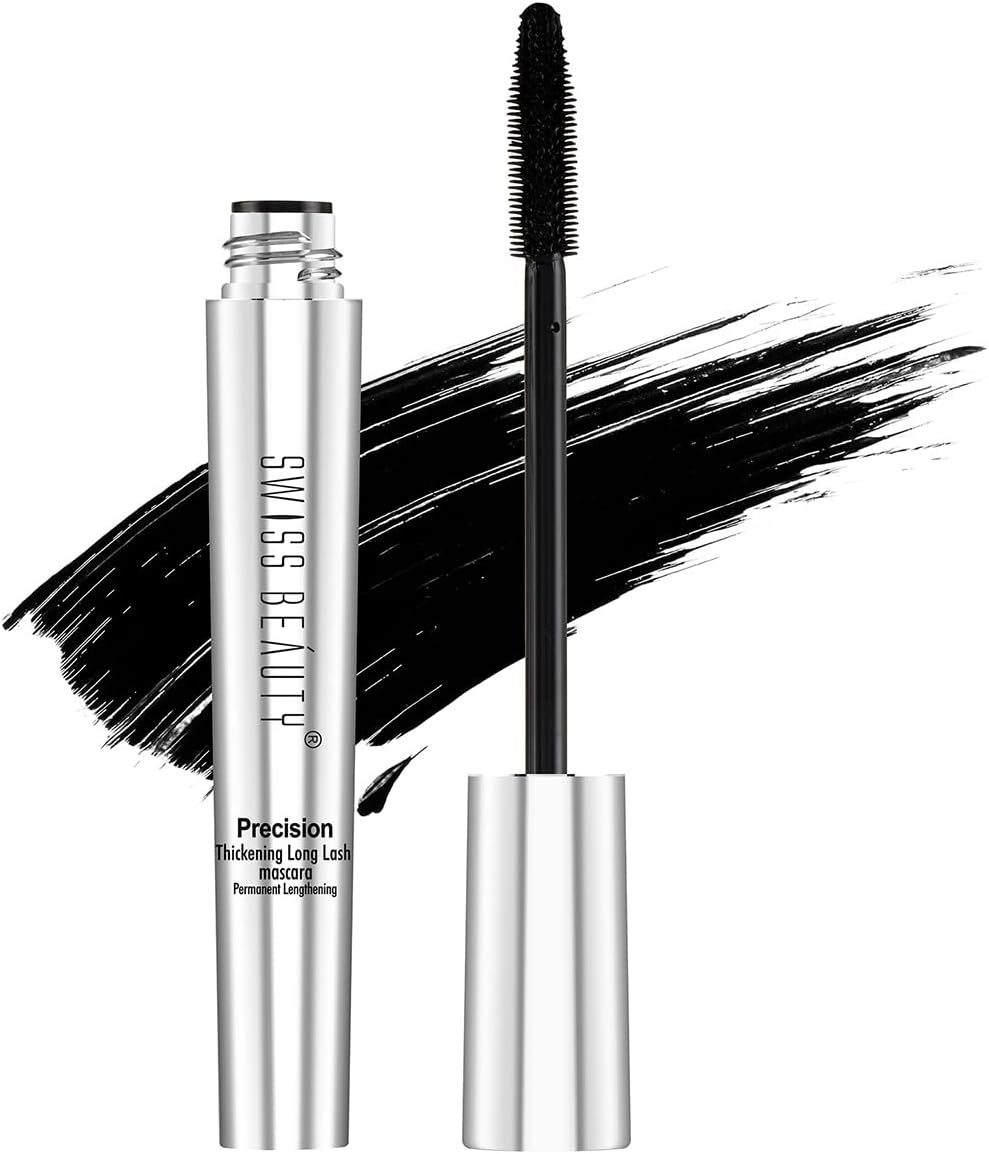 Waterproof Volume Mascara Smudge Proof Curling Mascara For Eye Makeup Jet, Black 8.5 ml (Pack of 1)
