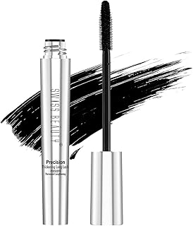 Swiss Beauty Waterproof Volume Mascara | Smudge Proof Curling Mascara | Long Lasting Lash Defining Eye Makeup | Jet Black 8.5ml | Lightweight
