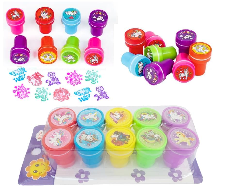 AK Store (Pack of 10 Pcs) Unicorn Stamps for Kids – Unicorn Scrapbook Stamper, Educational Toys Art and Craft School Supplies, Coloring & Stamping Set for 3+ Years Kids, Girls & Boys (B0D4QJMLJY) Amazon Price History, Amazon Price Tracker