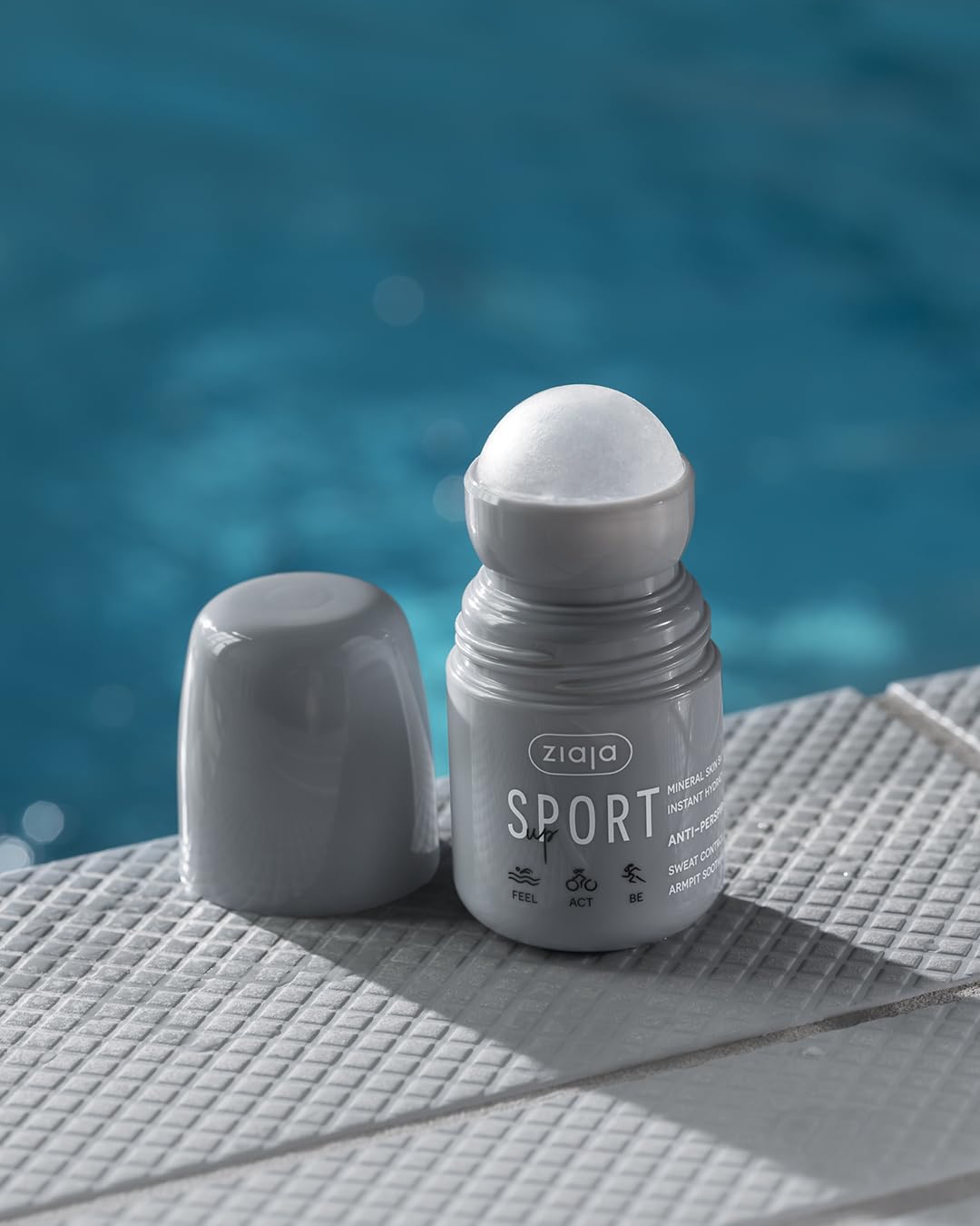 SPORT Antitranspirante 2 en 1, Desodorante y Sérum, Fórmula Biodegradable, Vegano de ZIAJA