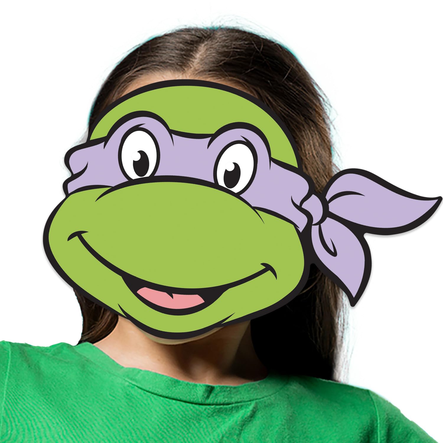Star Cutouts SM498 TMNT Donatello Cardboard Face Mask – Kids Costume Fancy Dress Party Favour