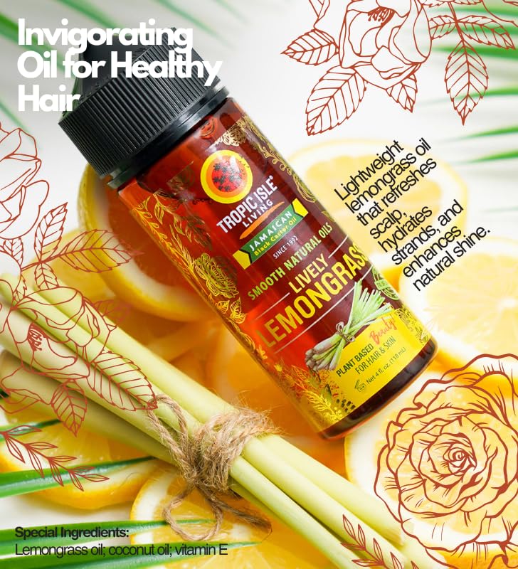 Coconut Oil – Smooth Natural Oil - Classy Coconut 4oz Bundle with Lively Lemongrass 4oz and Mighty Mango-Papaya 4 oz – Hydrating and Nourishing Oils for Skin, Hair, and Body Care – Gift Set (3 Items)