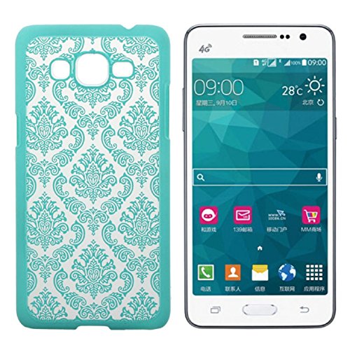 Coromose Damask Vintage Pattern Case For Samsung Galaxy Grand Prime G530H G5308 (Blue)