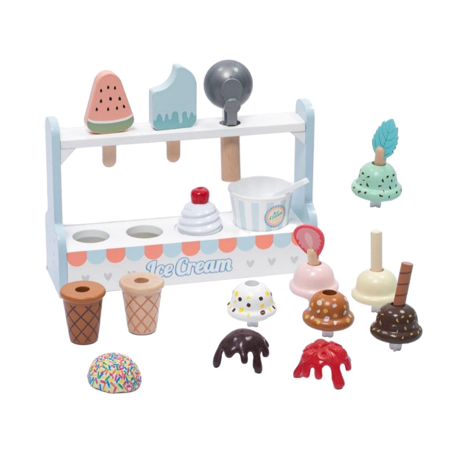 Juego de rol de Comida con Helado de para , 23 Piezas de