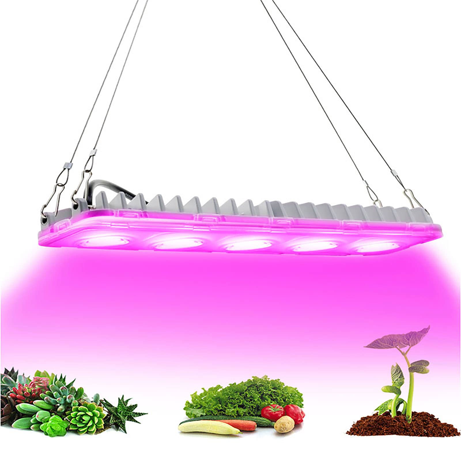 Lampes pour la culture de semis, de légumes et de fleurs – Lampe de culture LED, Lampes de culture LED suspendues pour plantes, Lampes LED pour plantes à pince, Lampes de culture pour plantes d'inté