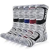 Benirap Socken Herren Damen 43-46 35-38, Wandersocken Baumwolle Sportsocken Atmungsaktiv Arbeitss...