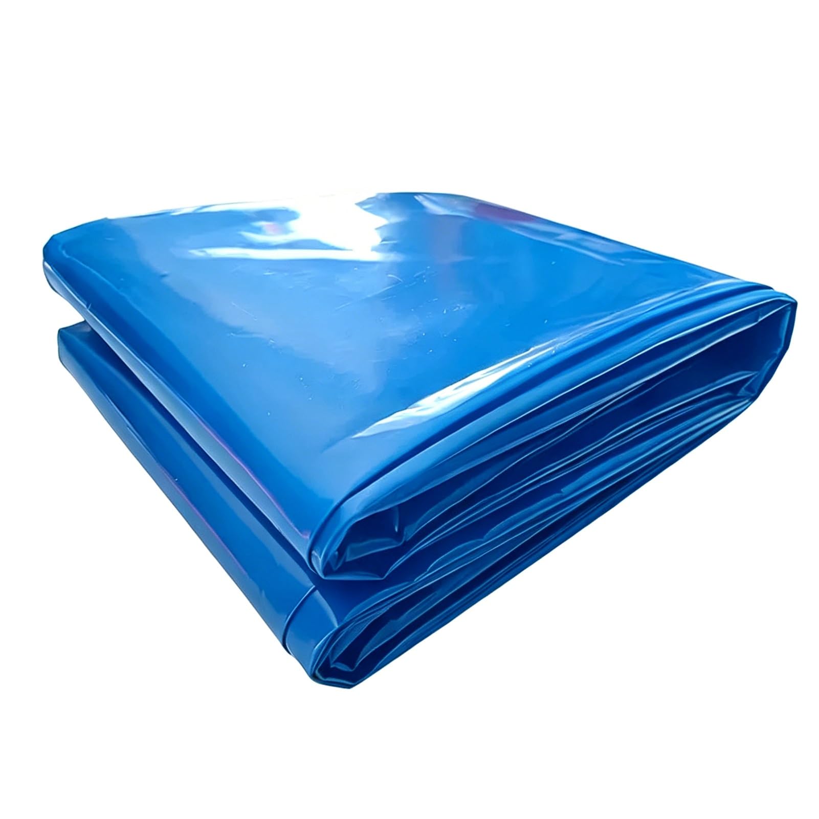 Yopappol Blue UV Resistant Water Garden Liner, Puncture Resistant HDPE Pond Liner, Underlayment Membrane for Koi Fish Pond, Hydroponic System and Outdoor Decorative Fountain(2x6m(6.5x19.7ft))
