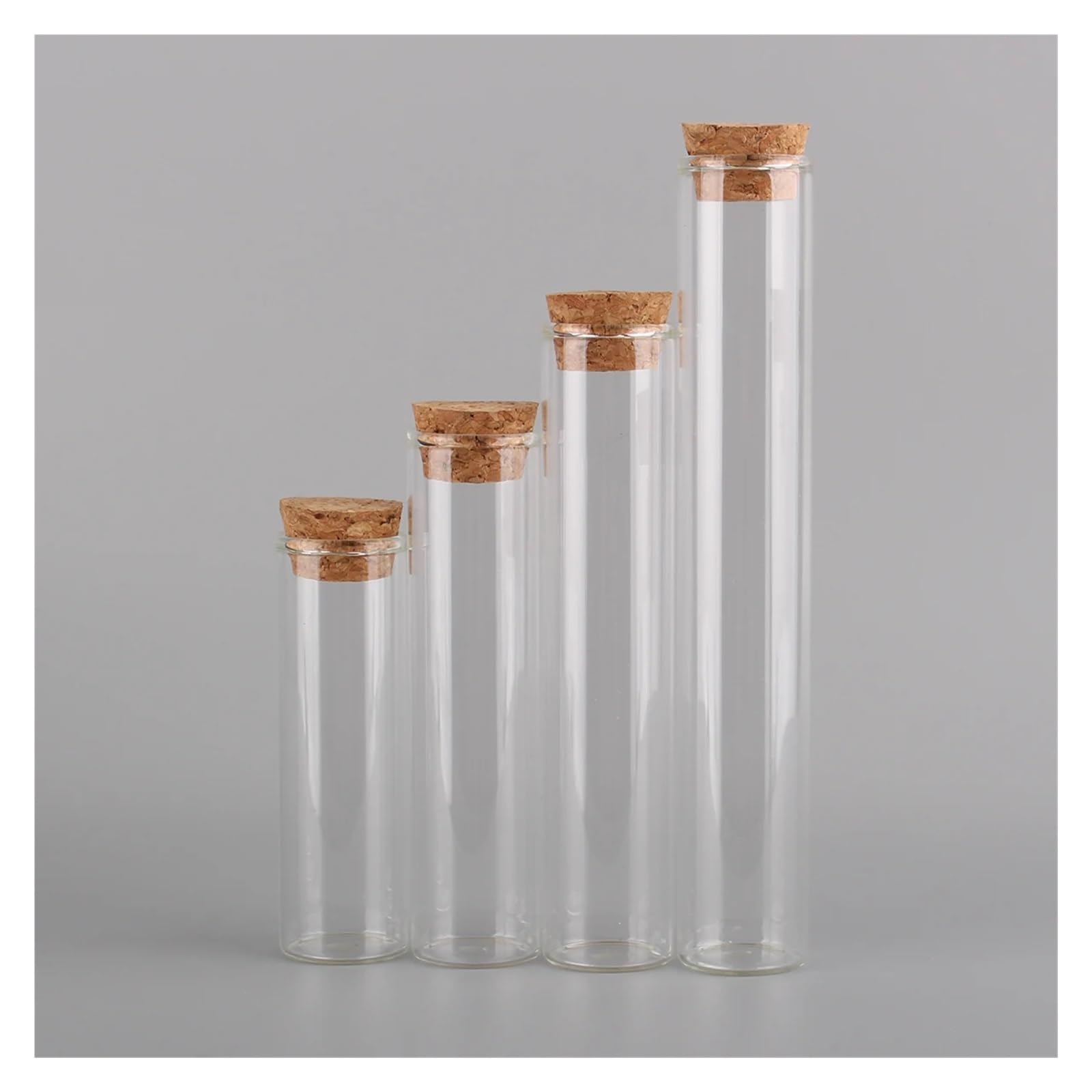 Reagenzgläser 12 Stück/Los Durchmesser 25 Millimeter 30 ml 40 ml 50 ml 60 ml Glas-Reagenzgläser mit Korkstopfen Wunschflaschen for Kunst-DIY-Handwerk(30ml)